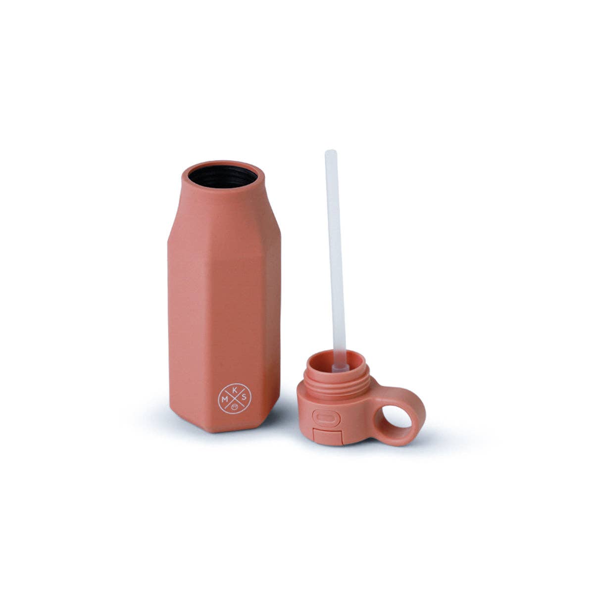 Bottiglia d'acqua in silicone - Dusty Pink