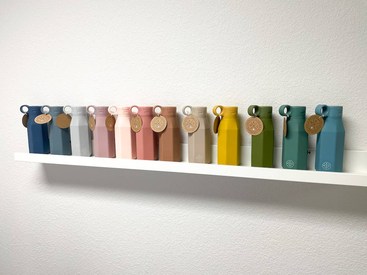 Bottiglia d'acqua in silicone - Army