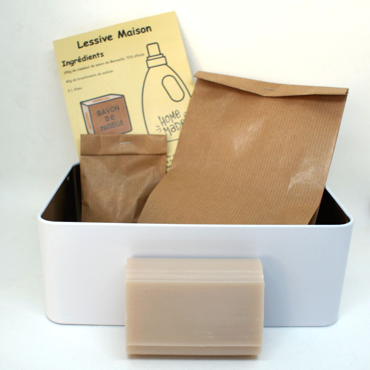 Kit biancheria naturale con smacchiatore fai-da-te