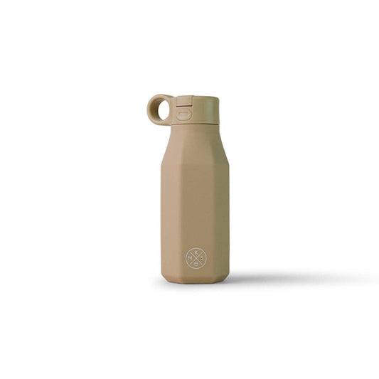 Bottiglia d'acqua in silicone - Beige