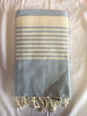 Fouta Paul 2 x 1m 100% cotone riciclato - Telo mare