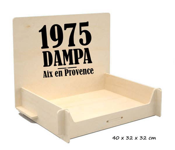 Espositore da banco in legno per saponi e creme «dampa1975"