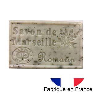Sapone di Marsiglia con olio di oliva biologico, fragranza rosmarino