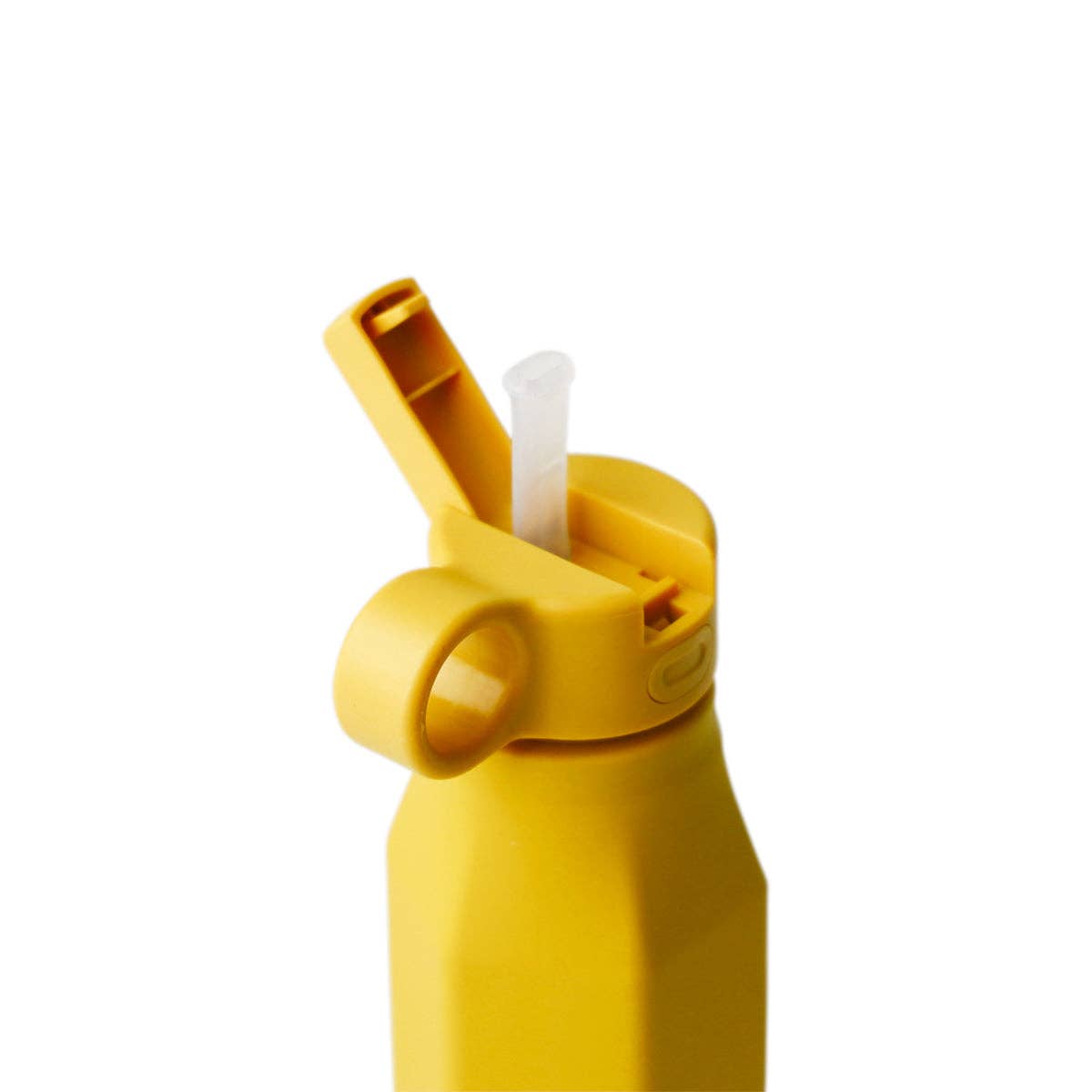 Bottiglia d'acqua in silicone - Senape
