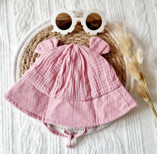 Cappello da sole idrofilo per bambino - Rosa antico